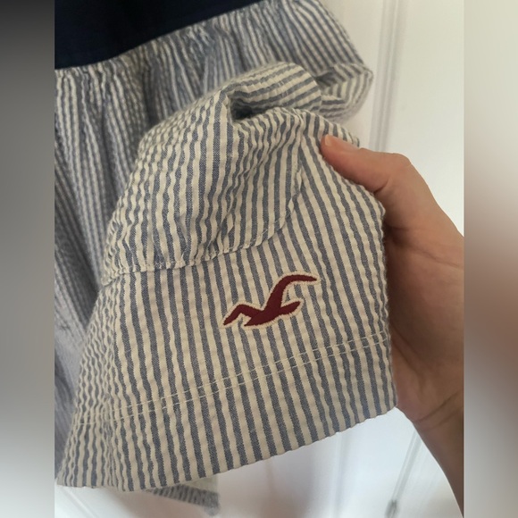Y2K Hollister Co. Seersucker Stripe Mini Sundress - Picture 6 of 10